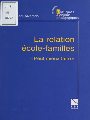 cover image of La relation école-familles